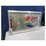 LGBTQ Type Coors Light Rainbow Cap Beer Mirror