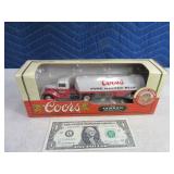 ERTL Coors 1937 Tanker DieCast Coin Bank Boxed