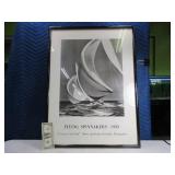 Flying Spinnakers-1939 Sailboat ROSENFELD Poster