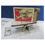 ERTL 1931 Coors Stearman Diecast Airplane Bank EXC