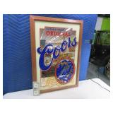 lg COORS Original 21x30 Beer Wall Mirror