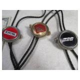 Lot(3) Bolo Ties GTO Pontiac~Toyota~Z28 Auto Themd