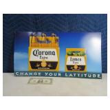 Corona Extra Tin~Metal 23x12 Sign