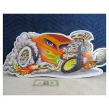 2003 Ruckus Rod & Custom Tin Metal Sign 29"