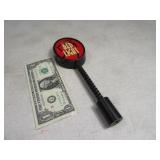 Beer Tap: Coors Light Metal RED LIGHT 9" unique