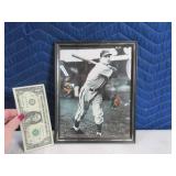 8x10 Baseball Picture w/ (2) Babe Ruth Collect Pin