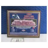 Broncos 97 SuperBowl Champs Plaque Pic EXC