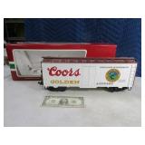 L.G.B. Coors Fridge Big Train Car Boxed