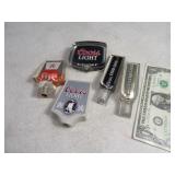 Lot(5) Acrylic Asst 3"ish Smaller Beer Taps