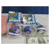 Lot(3) RUSTY WALLACE unused Helmet Keychain Opener