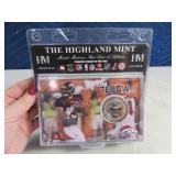 Tim Tebow LtdEd 1/5000 Highland Mint Medal Coin EC