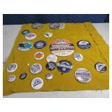 20+pc CO ROCKIES Vintage Pin Collection Rounds