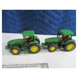 Lot(2) JOHN DEERE 5" DieCast 7820 Tractors z1