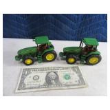 Lot(2) JOHN DEERE 5" DieCast 7820 Tractors z2 asis