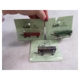 Lot(3) 2" Diecast Mini Wagons KRAMER Train 1of2