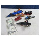 Lot(5) Early TRANSFORMERS planes etc Toys
