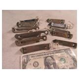 Lot(12) Metal Vintage Beer/Bottle Openers