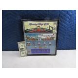 ROCKIES Opening 95 Day Framed Pin SET 13" 7-11