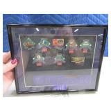 ROCKIES 8pc Pin Framed 1994 7-11 Pins