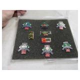 9pc ROCKIES Coca-Cola Pin Collection