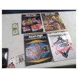 4pc ATARI AGE 80s Video Game Magazines