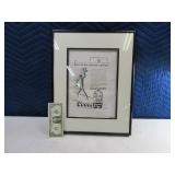 Unique Framed/Matted Coors Ad 14"x18" Art