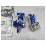 Lot(2) Mini Vintage TRANSFORMERS Toys