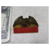 2" vtg HARLEY Eagle Themed Pin