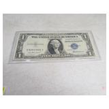 1935 US $1 Silver Certificate Bill Blue Seal
