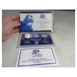 2006 US Mint 5pc Quarters Proof Set