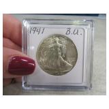 1941 UNC BU Walking Liberty Half Dollar SilverCoin