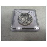 1945 UNC BU Walking Liberty Half Dollar SilverCoin