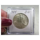1944 UNC BU Walking Liberty Half Dollar Coin