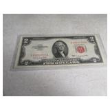 1953 Red Seal $2 Bill *high grade* looking