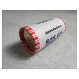 $25 Roll James Buchanan $1 Presidential Coins