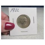 1932 1stYear Washington SIlver Quarter UNC