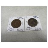 1902/1932 Bronze Great Britain One Penny Coins