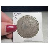 1892o Morgan Silver Dollar Coin *better date*