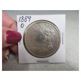 1889o Morgan Silver Dollar Coin *good date*