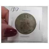 1917 Walking Liberty Half Dollar Coin *Good Date*