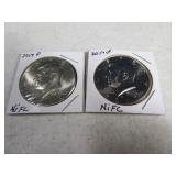 2017d/2017s (2) NIFS Franklin Half Dollars