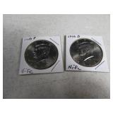 2010d/2010s (2) NIFS Franklin Half Dollars