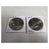2008d/2008s (2) Franklin Half Dollars
