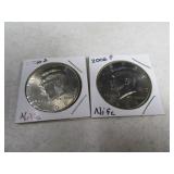 2006d/2006s (2) Franklin Half Dollar Coins