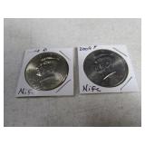 2009d/2009s (2) NIFC Franklin Half Dollars