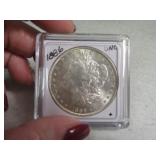 1886 UNC Morgan Silver Dollar Coin