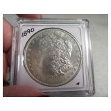 1890 Morgan Silver Dollar Coin