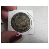 1911 Barber Half Dollar Coin silver
