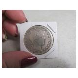 1907d Barber half Dollar Coin silver