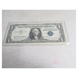 1957 blueseal Silver $1 Certificate US Bill *betr*
